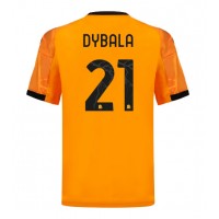 AS Roma Paulo Dybala #21 Vonkajší futbalový dres 2025-26 Krátky Rukáv
